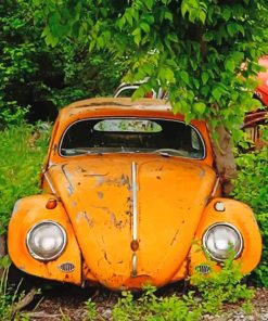 Old VW Car Paint By Numbers
