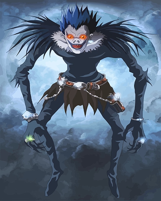 Ryuk Dead Note Paint By Numbers - Numeral Paint Kit
