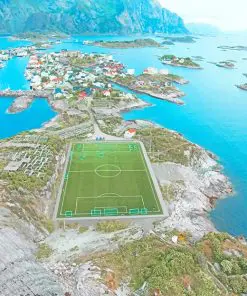 Soccer Field NEW Paint By Numbers