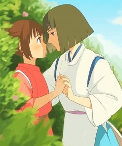 Haku And Chihiro Paint By Numbers