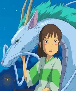 Haku And Chihiro Paint By Numbers