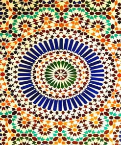 Moroccan Mosaic - Paint By Numbers - Painting By Numbers