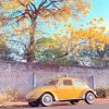 Yellow Volkswagen Beetle Paint By Numbers