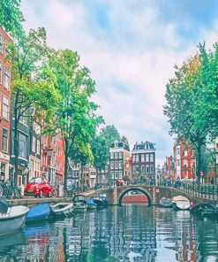 Amsterdam Bridge Paint By Numbers
