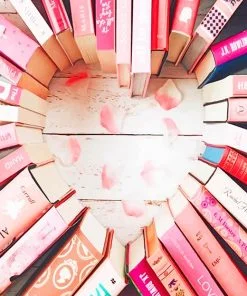 Heart Books Paint By Numbers