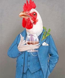 Mr Chicken Paint By Numbers