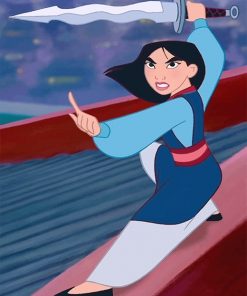 Disney Princess Mulan Paint By Numbers