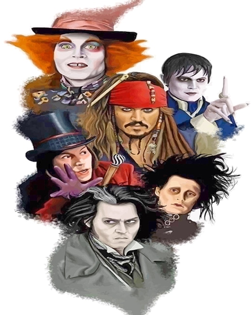 Johnny Depp Drawings Artworks | Saatchi Art