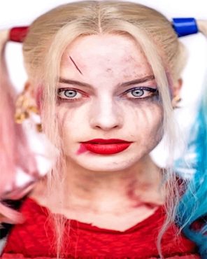 Crazy Margot Robbie Harley Quinn NEW Paint By Numbers - Numeral Paint Kit