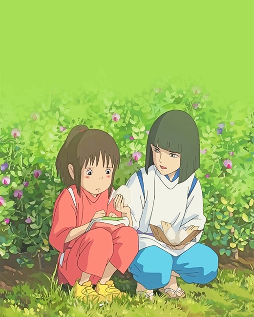 Chihiro And Haku Paint By Numbers