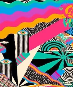 Abstract Weird Eyes NEW Paint By Numbers