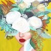 Floral Woman Head Paint By Numbers