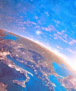 Earth Planet Paint By Numbers