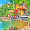 Varenna Town Paint By Numbers