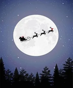 Christmas Silhouette NEW Paint By Numbers