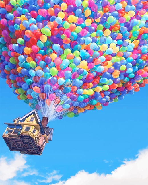 Up Movie Paint By Numbers
