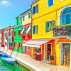 Burano Island Paint By Numbers