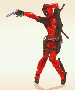 Deadpool Hero Paint By Numbers
