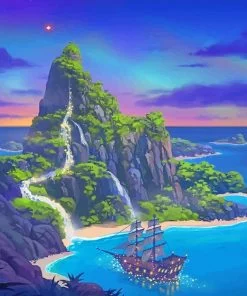 Peter Pan Island Paint By Numbers