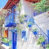 Greek Houses Paint By Numbers
