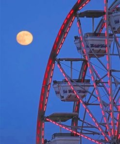Ferris Wheel Moon Paint By Numbers