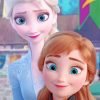 Anna And Elsa Paint By Numbers