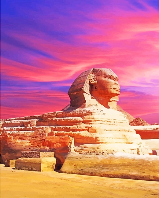 Great Sphinx Of Giza Paint By Numbers