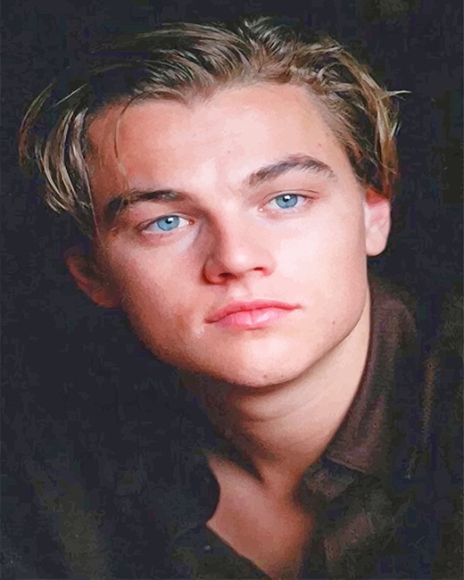 Young Leonardo Dicaprio Paint By Numbers