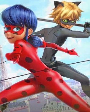 Ladybug And Cat Noir Paint By Numbers