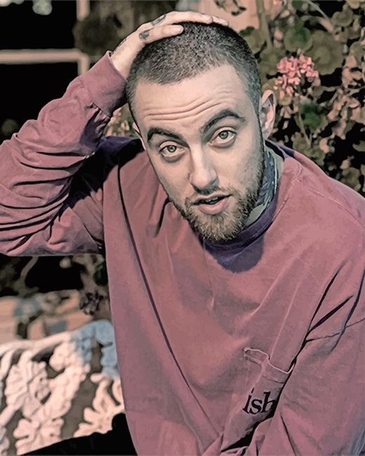 Mac Miller NEW Paint By Numbers - Numeral Paint Kit