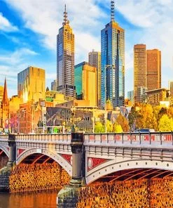 Melbourne City Paint By Numbers