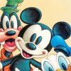 Mickey Goofy And Donald Duck Paint By Numbers