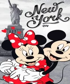 Minnie And Mickey Mouse Paint By Numbers