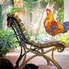 Rooster On Bench Paint By Numbers