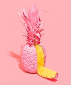 Pink Pineapple Paint By Numbers