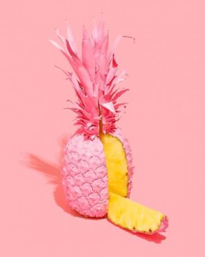 Pink Pineapple Paint By Numbers