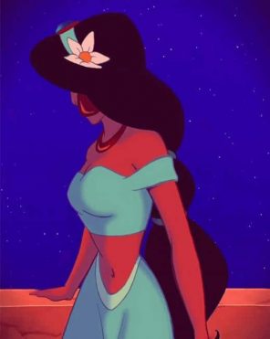 Princess Jasmine Paint By Numbers