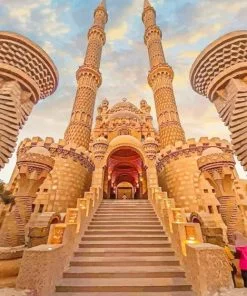Sahaba Mosque Egypt Paint By Numbers