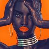 African Model Paint By Numbers