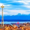 Space Needle Seattle Paint By Numbers
