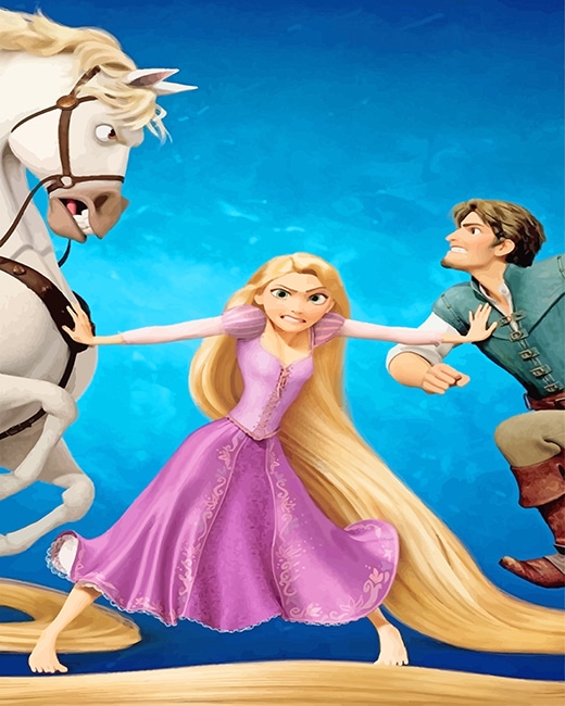 Disney Tangled Paint By Numbers - Numeral Paint Kit
