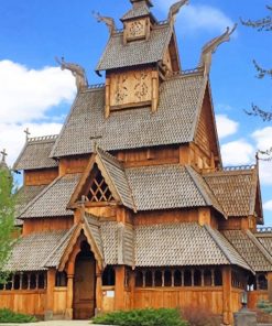 Scandinavian Heritage Park Paint By Numbers