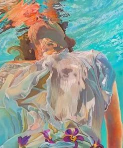 Woman Underwater Paint By Numbers