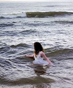 Alone In The Beach Paint By Numbers