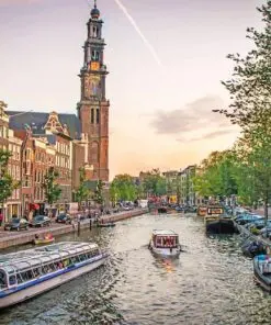 Amsterdam Canal Paint By Numbers
