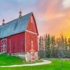 Beautiful Barn Sunset NEW Paint By Numbers