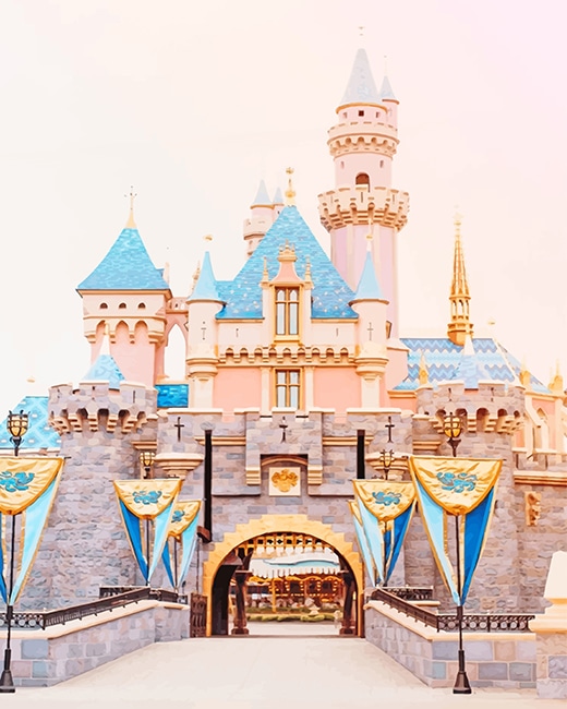 Disney Castle Paint By Numbers - Numeral Paint Kit