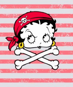 Betty Boop Pirate Paint By Numbers