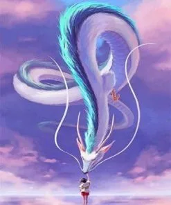 Chihiro and haku paint by numbers