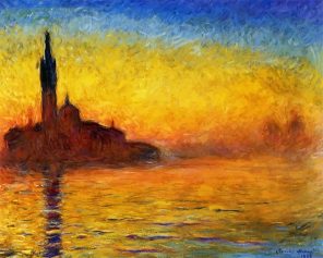 San Giorgio Maggiore at Dusk Paint By Numbers